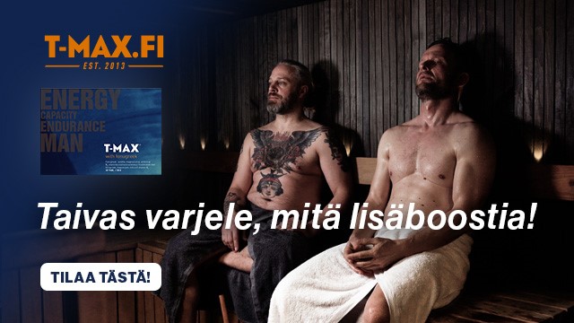 Kokeile T-Max®-ravintolisää -70% (vain 9,90€)